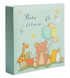 Baby Boy Photo Album - Holds 200 4x6 Inch Photos - by Bay Area Housewares