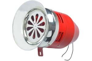 AugustknowU Powerful Outdoor Alarm Siren 220V 60W 110dB Sound Output For Industrial Sites With Solid Metal Construction And E