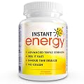 Instant Energy COMPLETE Natural Energy Supplement Formula MAXIMUM Strength blend of Vitamin B-1, Vitamin B-2, Vitamin B-3, Vitamin B-6, Tongkat Ali, Folic Acid, Magnesium, Vitamin B-12, Biotin, Pantothenic Acid, L-Taurine, Acai, Caffeine, Spirulina Algae,