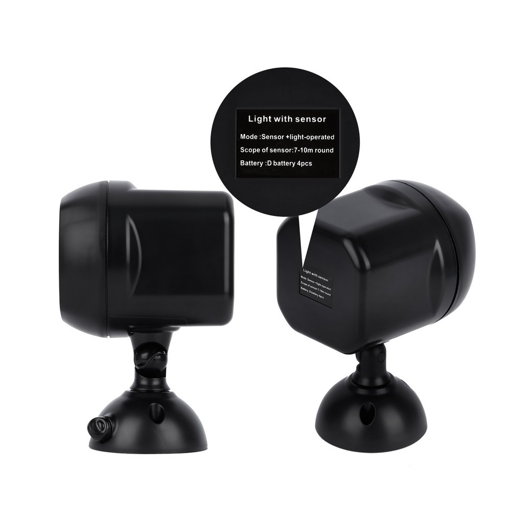 patios porches garajes de LESHP Luces de seguridad LED exteriores con