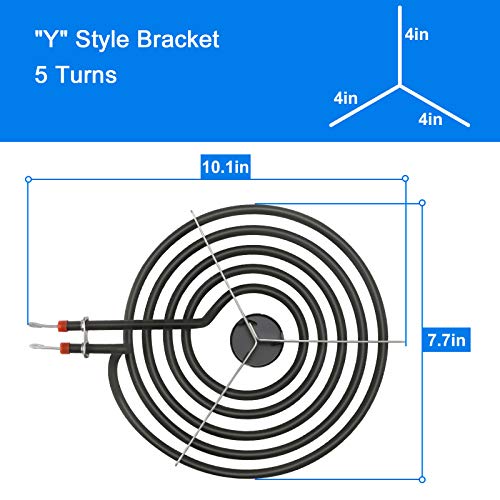 316442301 Electric Range Burner 8'' Coil Surface Element (5Turns) by