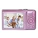 KINGEAR V100 2.7 Inch TFT Color LCD Screen 16MP 720P HD Anti-shake Smile Capture Digital Video Camera with 8X Optical Zoom 4X Digital Zoom-Pink