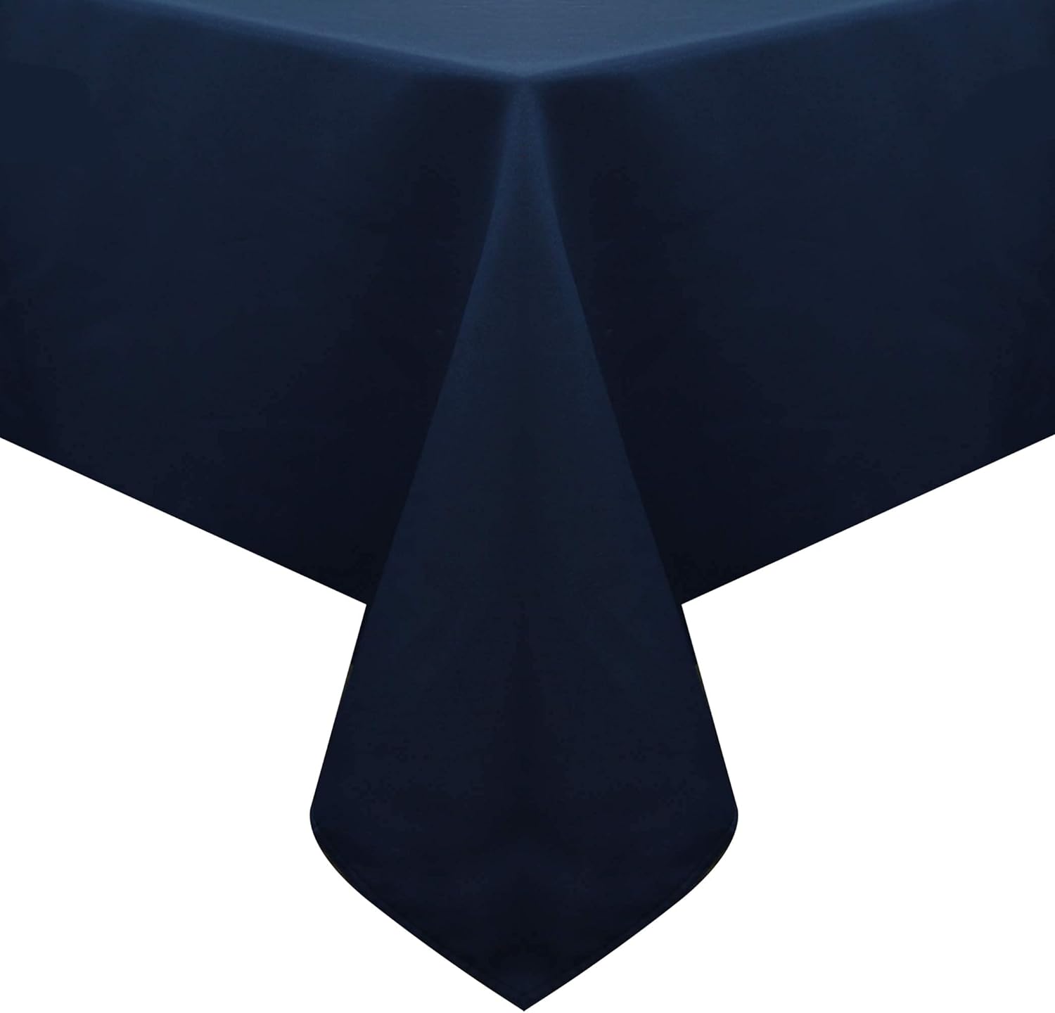 Obstal Rectangle Table Cloth, Oil-Proof Spill-Proof and Water Resistance Microfiber Tablecloth, Decorative Fabric Table Cover for Outdoor and Indoor Use (Navy Blue, 60 x 120 Inch): Home & Kitchen