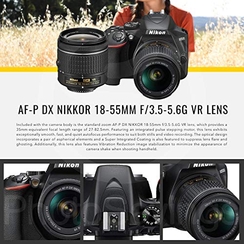 Nikon D3500 DSLR Camera with AFP DX NIKKOR 1855mm f/3.55.6G VR Lens