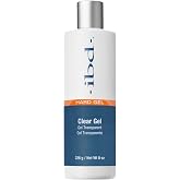 Ibd UV Hard Gel Builder Gel, for Nail Sculpting, Nail Extensions &amp; Overlays, Salon &amp; At-Home Use, Clear, 8 Oz