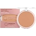 Mineral Fusion Pressed Powder Foundation, Deep 1 - Med/Tan Skin w/Golden Undertones, Age Defying Foundation Makeup with Matte Finish, Talc Free Face Powder, Hypoallergenic, Cruelty-Free, 0.32 Oz