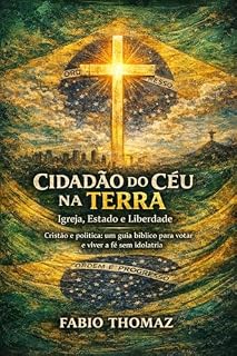 Livro CIDADÃO DO CÉU NA TERRA: Igreja, Estado e Liberdade: Cristão e política: um guia bíblico para votar e viver a fé sem idolatria