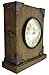 Lulu Decor, Reclaimed Wood, Shabby Chic Rustic Wood Tabletop Clock with Antique Look. Key Holder in Hidden Area (Desk Clock)