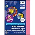 Tru-Ray Construction Paper, Shocking Pink, 9" x 12", 50 Sheets