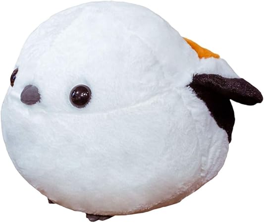 Amazon Smartokids かわいい太ったスズメの鳥の枕のぬいぐるみ 25x30cm 白 ぬいぐるみ おもちゃ