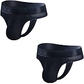 JOCKMAIL 2PCS/PACK Mens Underwear Thongs Briefs Comfortable Mens Sport Underwear Athletic Mens Underwear Thongs Pack