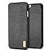 iPhone 8 Plus Case,BELK[Simple Retro] Premium PU Leather Ultra Slim Folio Flip Cover Case For iPhone 8 Plus /7 plus ,Special Recessed Card Slots Avoid Bulk - Black