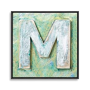 Framed Alphabet Home Artwork for Living Room Bedroom