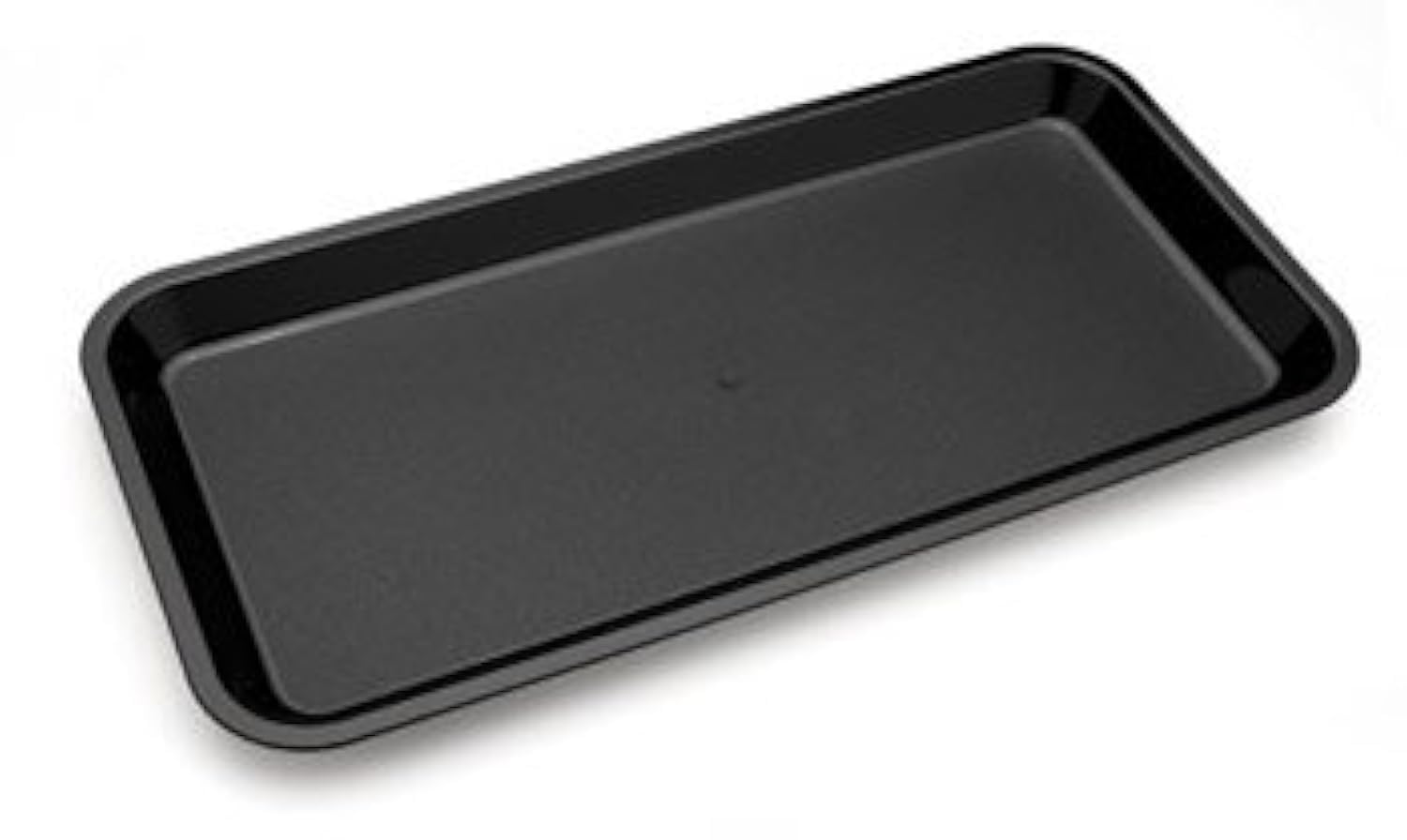 Harfield Polycarbonate Plastic Individual Serving Platter Black (Pack of 2)