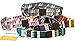 Dog Collar with Pattern Design Nylon Adjustable by Friends Forever (Medium, Geometric Gray)