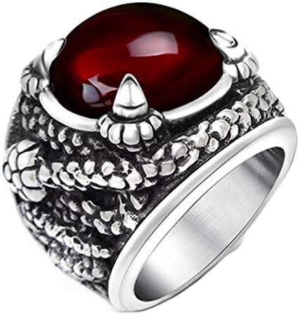 SaySure- Ruby Jewelry Solid Stainless Steel Rings