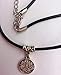 Yoga Lotus Choker, Om Choker, Charm Choker, Choker Necklace, Black Choker, Hippie, Boho, Grunge Choker, Buddhism Choker, Lotus Choker