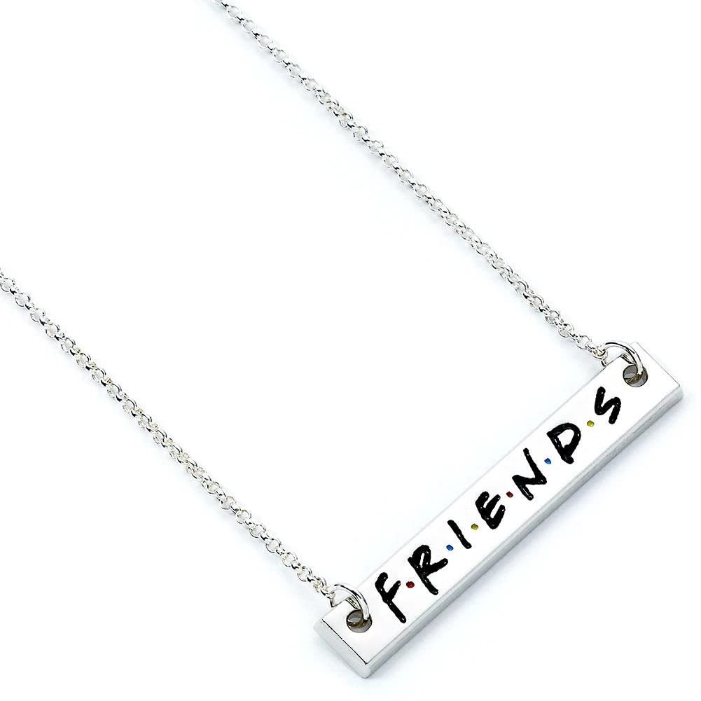 Carat Shop Women's Friends Pendant Necklace Logo TV Series Central Perk Ross Rachel Monica Joey, Multicolour, CAR8951