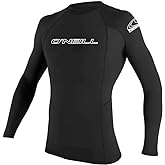 O'Neill Men’s Basic Skins Long Sleeve Rashguard, UPF 50+ Sun and Rash Protection for Surfing and All Outdoor Activities