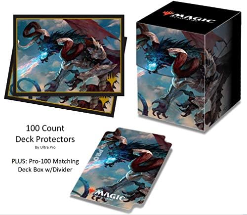 DragonLegends M19 Palladia Mors The Ruiner Deck Protector & Deck Box Combo (100 Count) for MTG
