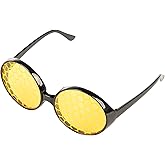 Funcredible Bee Glasses – Bumblebee Insect Costume Sunglasses for Adult Halloween, Cosplay & Festival Outfits