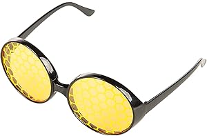 Funcredible Bee Glasses - Honey Bee Costume - Bumble Bee Costume Accessories for Adults and Kids