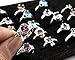 Wholesale 10pcs/lot Fashion Women Jewelry 925 Silver Rings Size 6-9 Mixed Color LOVE STORY