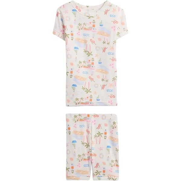 Pyjama Long Vintage Gap Kids - Motif Bowling, 100% Coton, Taille 4 (environ 10-15 Ans), Neuf