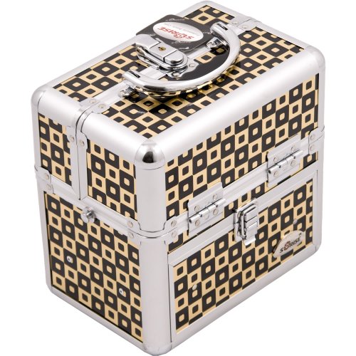 SUNRISE Nail Polish Organizer Case Travel Storage, 24 Bottle Capacity