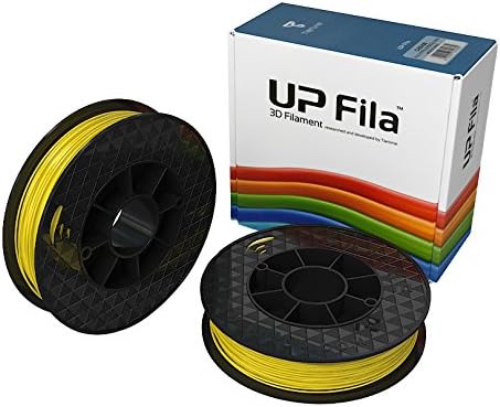 Tiertime low odor premium PLA Filament, Yellow, 1KG (Pack of 500g×2 rolls)