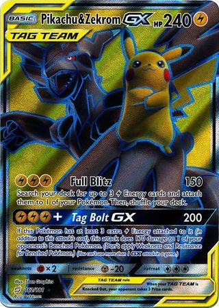 pokemon tag team cards pikachu zekrom Miraidon ex - 243/091 Gold Full Art Secret Rare main image 0