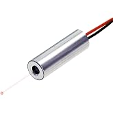 Economical Red Dot Laser Module, 650nm, Class 2, less than 1mW, with APC Driver, 2.6~6V Operation Voltage, D7x21mm, VLM-650-03 LPT, Laser Head, Made in Taiwan