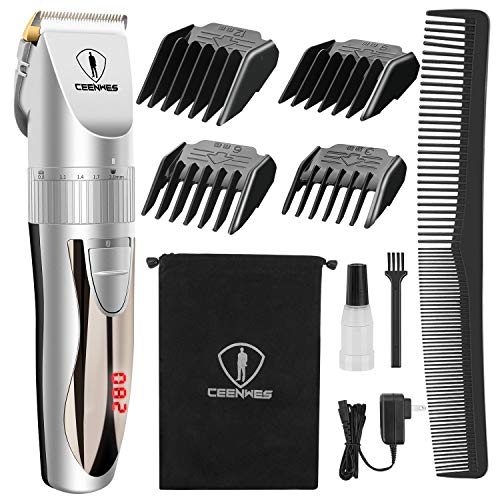 Ceenwes Hair Clippers Professional Cordless Quiet Hair Trimmers
