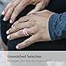 Enso Rings Stackable Braided Silicone Wedding Ring – Hypoallergenic Unisex Stackable Wedding Band – Comfortable Minimalist Band – 2.5mm Wide, .8mm Thick (Pink Sand, Size 4)