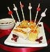Pink Heart Appetizer or Sandwich Picks/Swizzle Sticks - 4 3/4