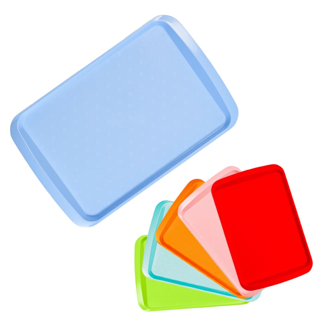 ECO Rectangular Heavy Duty Serving Tray (Blue, Large)