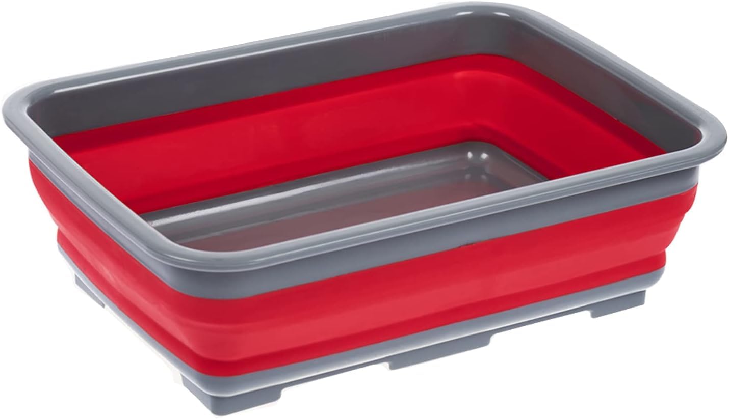 Orbit Innovations Collapsible Washing Up Bowl - Ideal for Camping (Colours may vary)