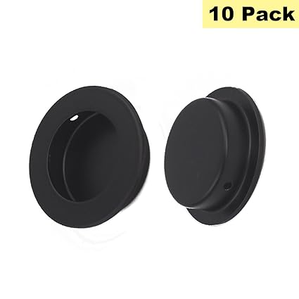 Recessed Cabinet Handles 10 Pack 50mm Peaha Mc001 50bk Closets