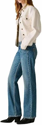 Straight Jeans LW Venus, Bleu (Denim-4Vb), 34W / 32L Femme