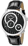 Lucien Piccard Men's LP-10337-014 Messina Analog Display Quartz Black Watch