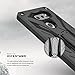 Zizo Static Series Compatible with LG V30 Case Military Grade Drop Tested with Built in Kickstand LG V35 ThinQ Case Black