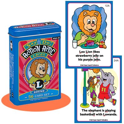 Super Duper Publications Say and Do L Action Articulation Fun Deck Flash Cards Educational Learning Resource for Children