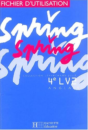 Download Anglais 4e LV2 Spring : Fichier d'utilisation PDF