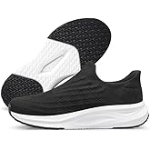 Mens Slip in Free up Hands Sock Shoes, Slip on Lightweight Walking Casual Loafers, Comfortable Breathable Shoes for Men