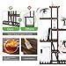 VIVOSUN Wood Plant Stand High Low Shelves Flower Rack Display for Indoor Outdoorthumb 3