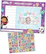 Paper Projects Gabby's Dollhouse Reward Chart 56 Sparkly Stickers Wipe-Clean view 2