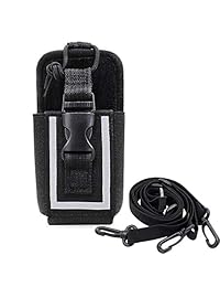 abcGoodefg 3 en 1 Radio bidireccional Soporte de radio Estuche para bolsa Estuche Cinturón para Walkie Talkie GPS Kenwood Motorola Baofeng Retevis Midland Yaesu Icom HYT