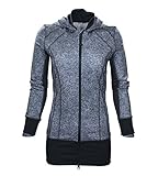 Lululemon Rio Mist Deep Coal Deep Green Daily Practice Jacket