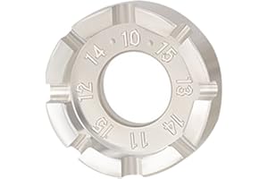 Washranp Bike Spoke Correction Wrench 8 Grooves Maintenance Anti-corrosion Universal Bicycle Spoke Wrench Bicycle Accessories Silver