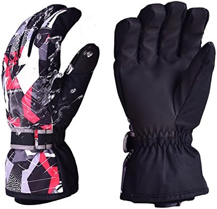 Women's Winter Gloves Cold Weather Snow Skiing Windproof Waterproof Breathable Protection Mittens Warm Gloves for Outdoor Cycling Snowboard Hiking Mountain Climbing (XL)
